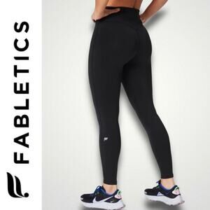FABLETICS ANYWHERE MOTION365+ HIGH-WAISTED LEGGINGS BLACK LARGE